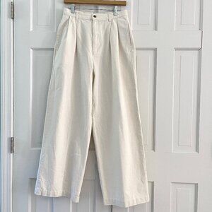 vintage J. Peterman wide-leg trousers